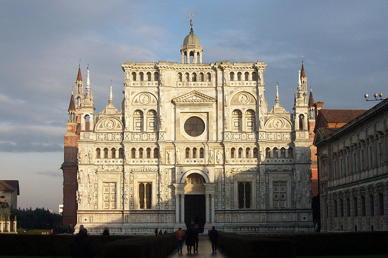 audioguida Certosa di Pavia - esterno